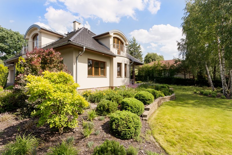 Casa con jardin en puebla